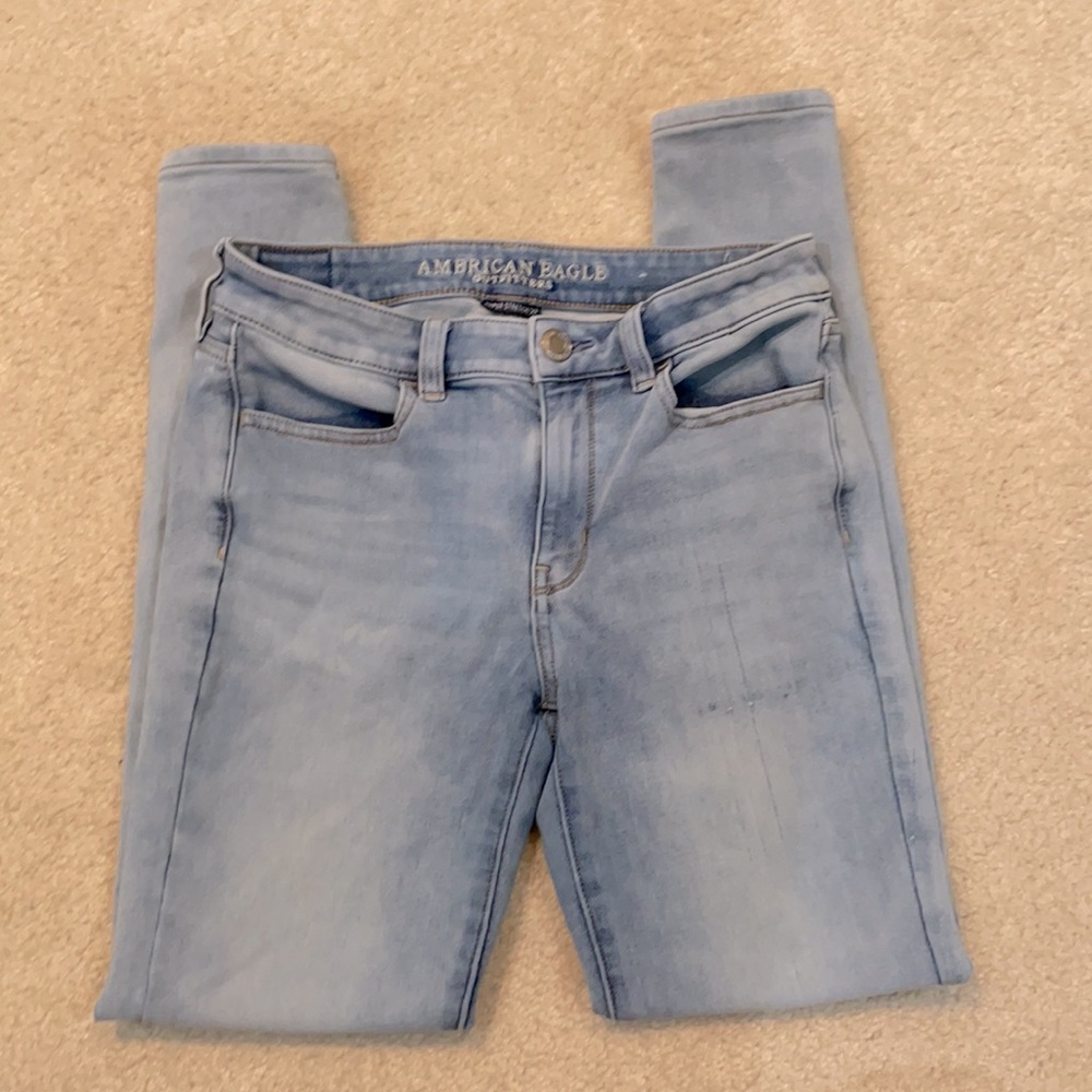 American Eagle X4 high waisted jeggings …excellent used condition